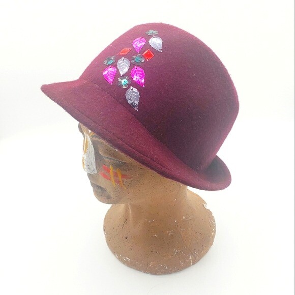 Albertus Swanepoel Burgundy 100% Wool Hat One Size | eBay