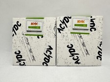ACDC SKETCH LOGO COTTON TOSS FABRIC FAT QUARTER 18" X21" Lot Of 2