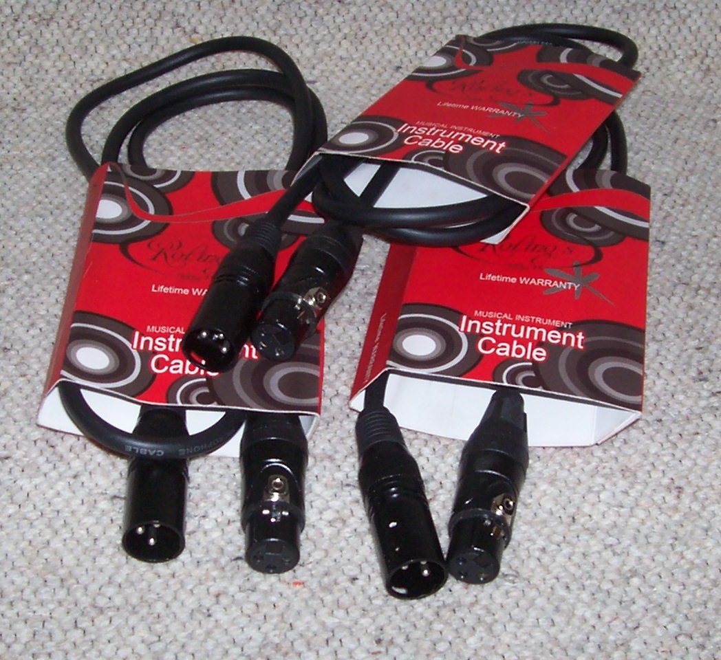 ROLING'S CAVO MICROFONO Bilanciato da 1,5 mt CANNON XLR Maschio-Femmina
