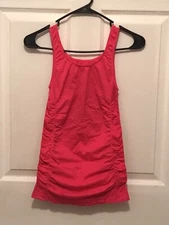 Women’s Morera Seamless Active Wear Pink Ruched Sides Athletic Top SZ PS