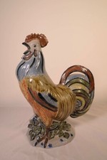 Kogut duża ceramika studyjna J Hansen Adendorf Vintage targowana figurka statuetka