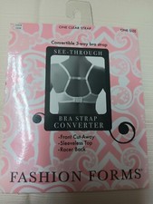 Fashion Forms Bra Strap Converter-clear
