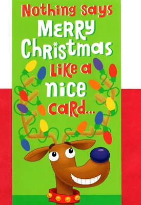 Funny Merry Christmas Cash Money Is So Nice Great Gift Holder Hallmark Card