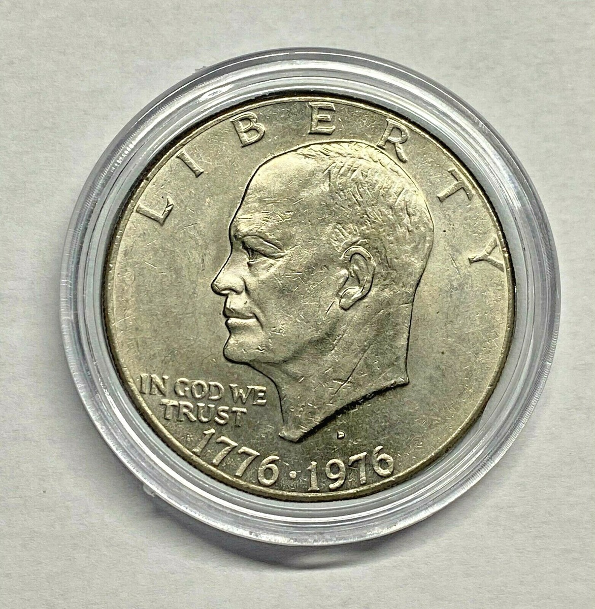 D−CLAW　あいや～　デコペン Bicentennial Eisenhower Silver Dollar, Type 2, D Mint Mark