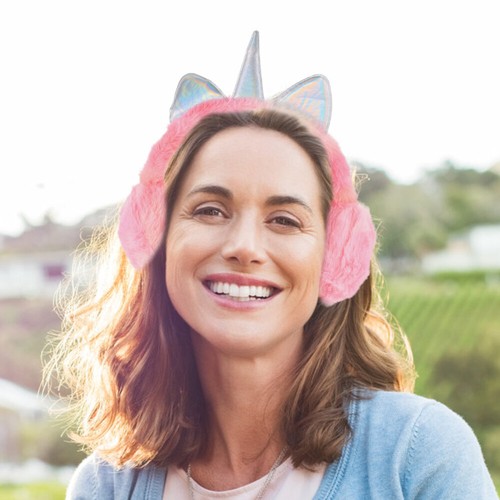 Unicorn Earmuffs Man Child Windproof Cover Covers for Cold Weather Winter - Imagen 8 de 12