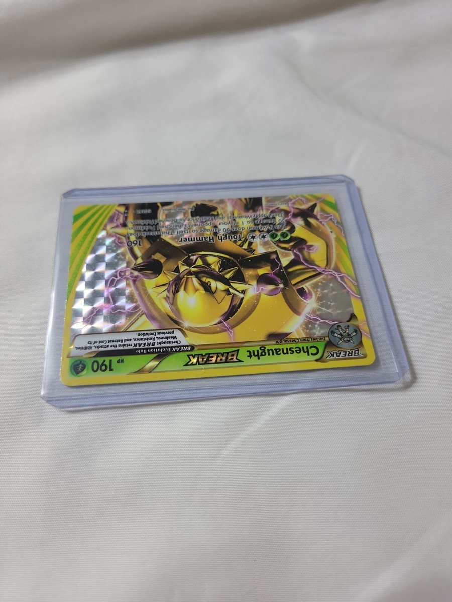 chesnaught break pokemon card Pokémon TCG Chesnaught-BREAK BREAKthrough 12/162