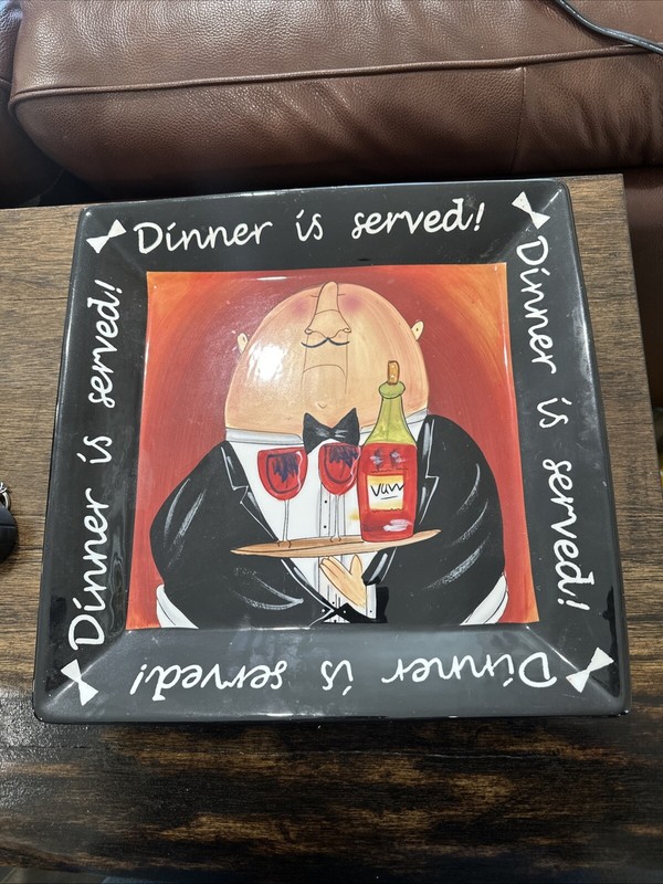 Interesting Decorative Serving  Tray By Tracy Flickinger: Dinner Is Served!