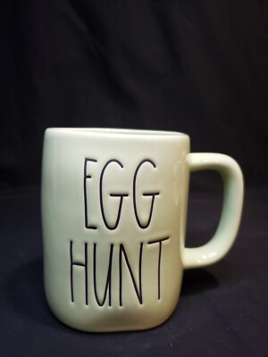 Rae Dunn Egg Hunt Green Easter Mug NEW Not easy to Find