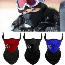 Winter Fleece Neck Warmer Gaiter Ski Scarf Tube Half Face Mask for Cold Weather