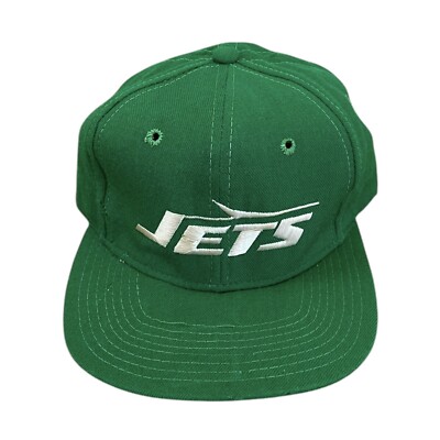 Vintage New York Jets Sports Specialties Script SnapBack Hat NFL