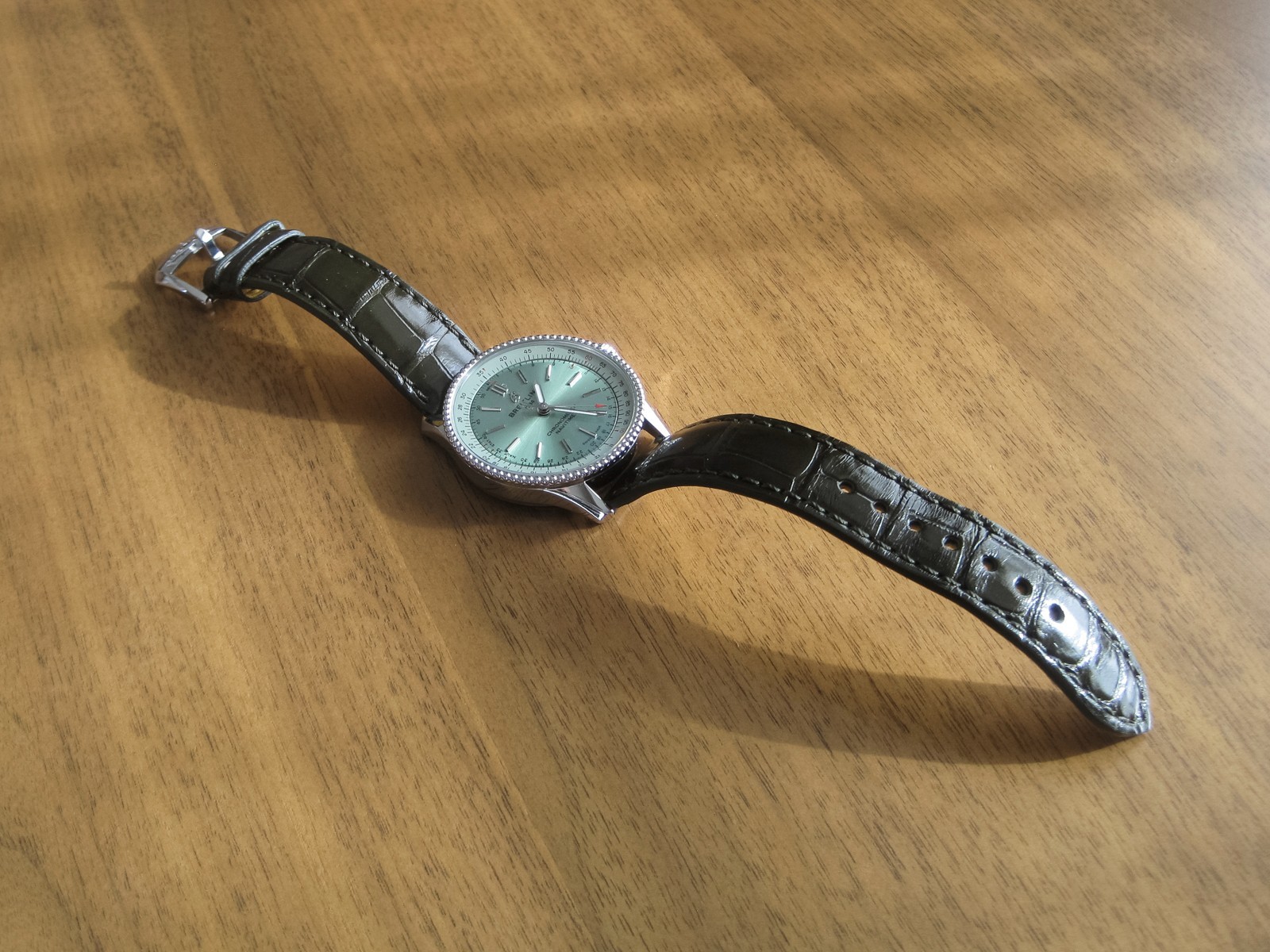 Breitling Navitimer Automatic 35mm Watch - Green … - image 2