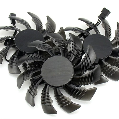 Replacement GPU Air Cooler 75mm 2pin GPU Fan Compatible with PLD08010S12H