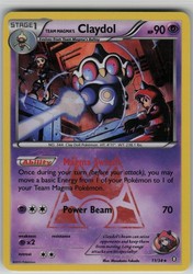 Team Magma's Claydol 11/34 Double Crisis Holo Rare