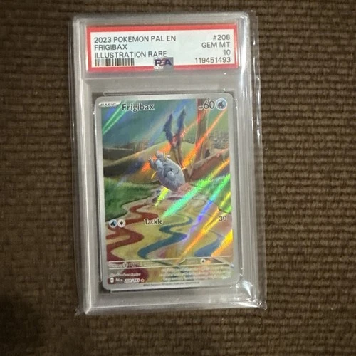 2023 POKEMON PAL EN-PALDEA EVOLVED ILLUSTRATION RARE #208 FRIGIBAX PSA 10