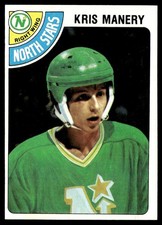 1978-79 Topps Card Hockey Kris Manery RC Minnesota North Stars #107 NM