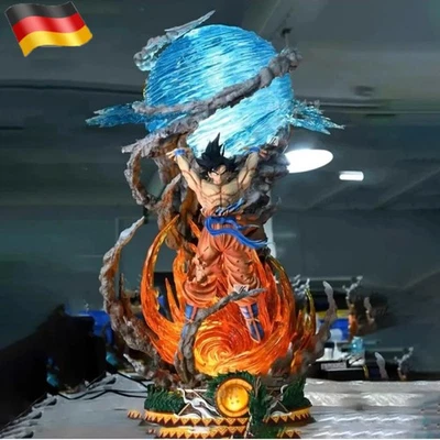 MARKENLOS Son Goku Genkidama Dragon Ball Figur Modell Sammler mit Licht 23cm Geschenk