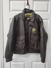 North American Hunting Club Jacket Mens 2XL Leather Life Member Map Liner