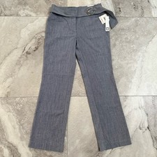 NWT ANNE KLEIN Women's Indigo Mid-Rise TROUSERS Size 2