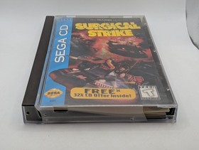 Surgical Strike Sega CD CIB - Tested - Broken Case