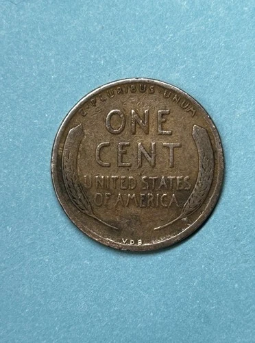 1909 VDB Lincoln Wheat Cent Penny VG/F Condition Nice Coin & Details #09I