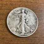 1938-D Walking Liberty Half Dollar F+
