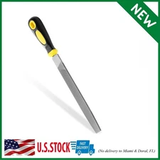 8 Inch Flat Hand Metal File, Files for Steel with Ergonomic Handle,...