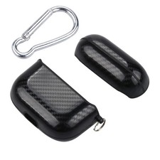 Black Earphone Protective Case Cover w/ Buckle For AirPods 4th Gen 2024 tt