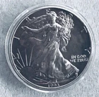 1993 American Silver Eagle 1 Troy oz .999 Fine Silver $1 Coin - B/U Encapsulated