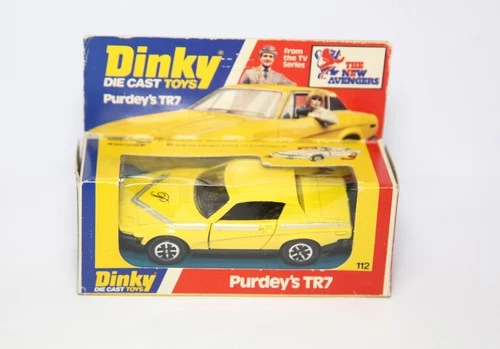 Dinky 112 Triumph Purdey's TR7 In Original Box - The Avengers