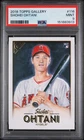 2018 Topps Gallery Shohei Ohtani Rookie RC #116 PSA 9 Mint Los Angeles Angels