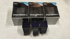 3 x Sony Smart Watch 2 Touchscreen Watch with Black Rubber Strap (UNTESTED)