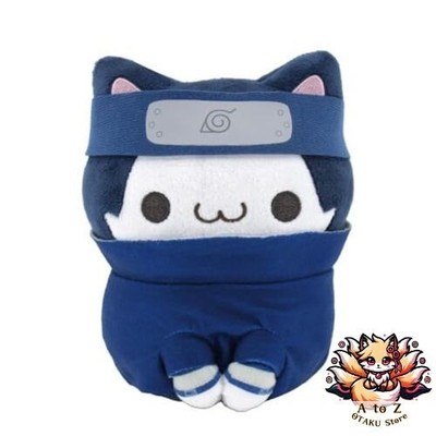 NEU Bandai Namco Nui Naruto Chibi Plüschtier x Mega Cat Project Nyarult! Uchiha