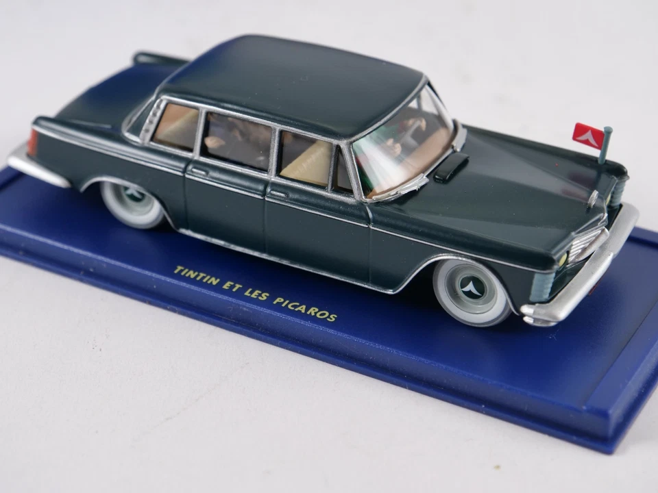 In Auto Tintin 1/43 La Limousine Governativa Di Tintin E I Picaros - Immagine 4 di 4