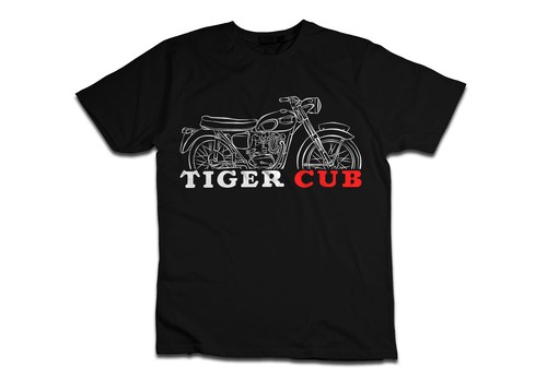 Triumph Tiger Cub 200 1954-1968 Motorcycle T-Shirt for Riders - Picture 37 of 50