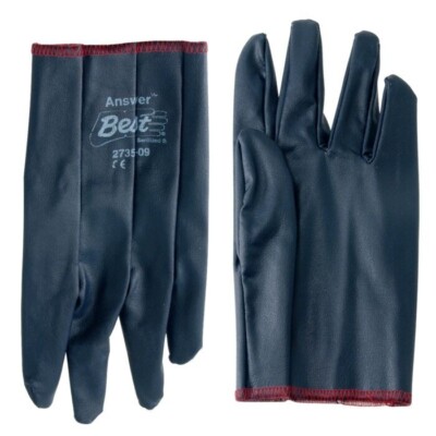 12 PR Nitrile Protective Cleaning Landscaping Gardening Grip Work Gloves XSMALL