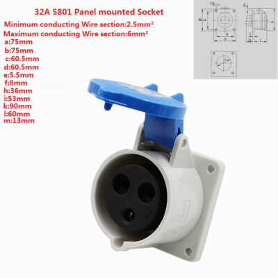 230V 16/32Amp 3Pn ndustral Ste Plugs/Socket P44 Male/Female 230V 16/32Amp 3Pn ndustral Ste Plugs/Socket P44 Male/Female
