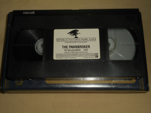 The PAWNBROKER Movie (VHS 1965 Clamshell Case) REPUBLIC Collector's Classics - Picture 2 of 12
