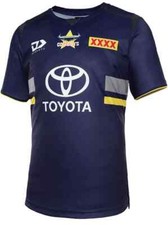 North Queensland Cowboys NRL Mens Navy Training Shirt
