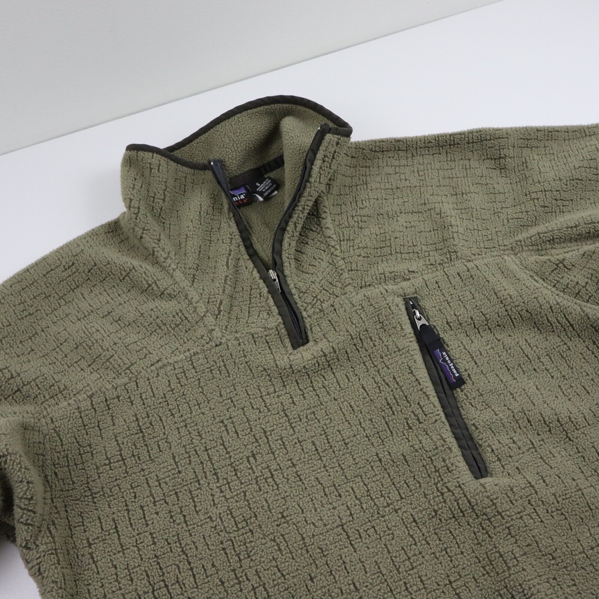 Vtg Patagonia Chimera Synchilla Pullover Fleece Jacket Mens Sz 