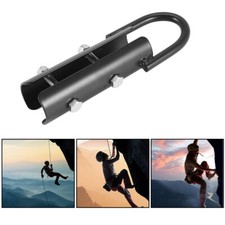 Black Sturdy Rope Hook Garment Rack Heavy Duty Climbing Connection Buckle UK