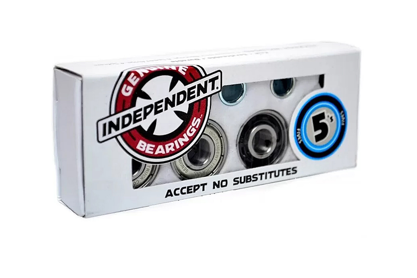Independent Trucks ABEC 5 Skateboard Bearings 8mm ** NEW OLD STOCK **