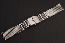22mm Shark Mesh watch bracelet WITH removable LINKS ; available - 24mm, 20mm