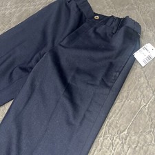  225 NEW Oscar de la Renta Boys Endine Corduroy Classic Pants Navy Blue 8 Y