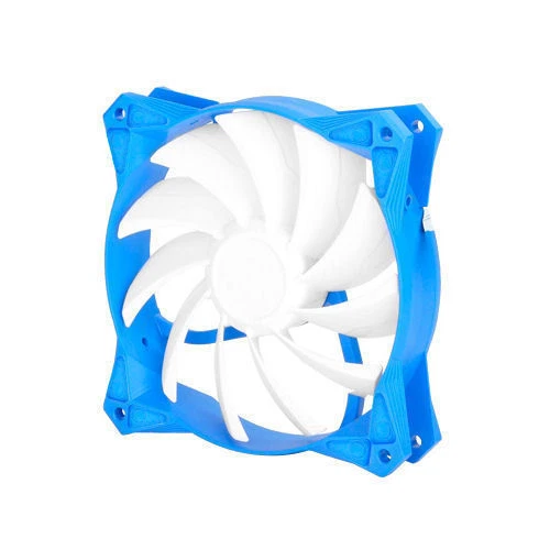 Silverstone SST-FW91 92mm x 92mm x 25mm White Blade Blue Frame PWM Fan, PWM 4Pin - Image 2 of 4