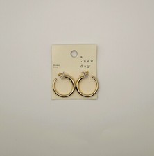 A New Day Target Gold Colored Hoop Earrings
