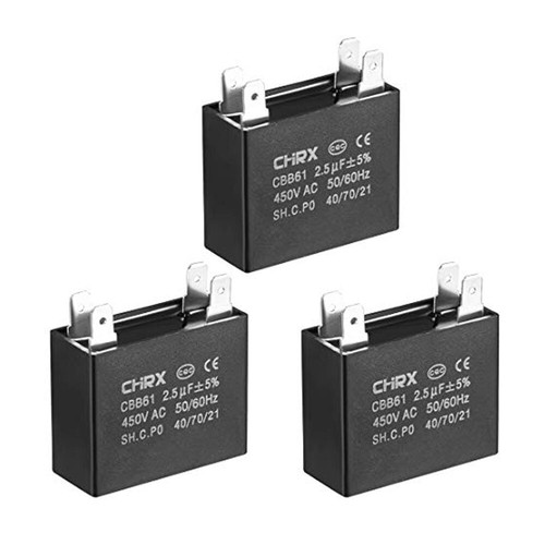 Silver 450V Fan Dual Insert Starting Capacitor Electrician 637721296766 Silver 450v fan dual insert starting capacitor electrician 637721296766