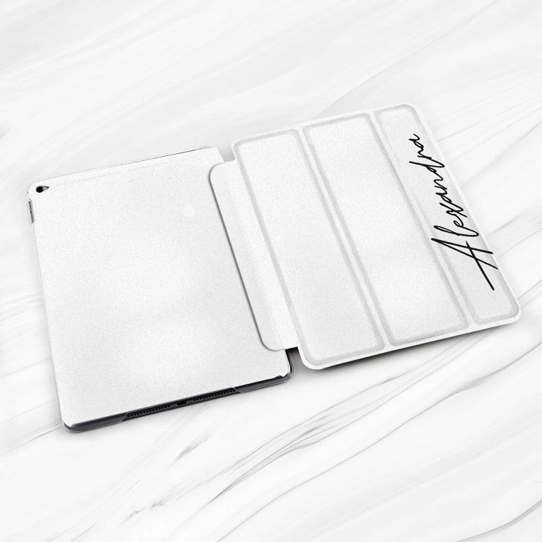 Minimalist Black Custom Name Case For iPad 10.2 Air 3 4 5 Pro 9.7 11 12.9 Mini - Image 2 of 4