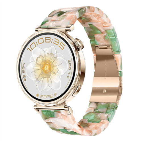 Luxus Harz Resin Armband Für Garmin Vivoactive 4S 3S Venu 2S 3S Huawei GT 4 41mm - Picture 7 of 33