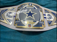 New Dallas Cow Boy  Championship Belt Adult Size Zinc Replica