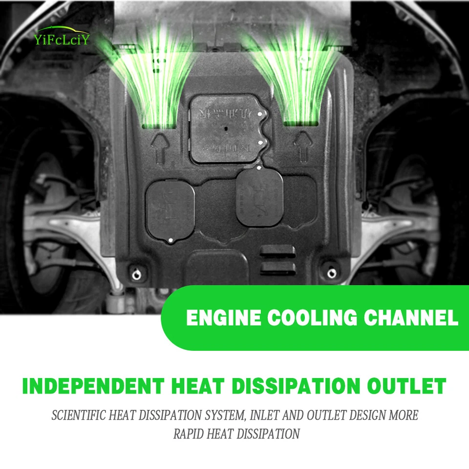 For Mitsubishi Lancer  2009-17 Heavy-duty Engine Shield Skid Plate Engine Cover - Изображение 4 из 4